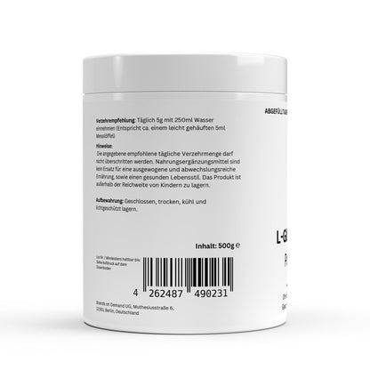 L-Glutamina Alpahapure polvo  - 500g